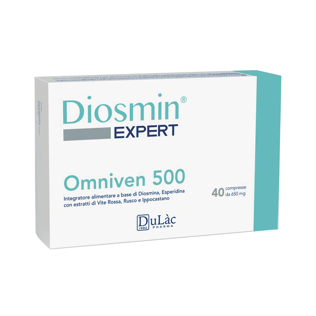 Diosmin Expert Omniven 500 - Integratore Diosmina + Esperidina - 40 Compresse